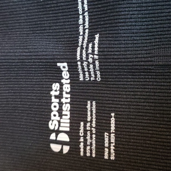 SPORT illustrated Basic Black carpis leggings - Picture 3 of 3